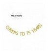 Gold Glitter Cheers Years Banner