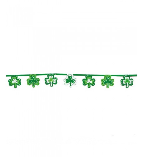 Patricks Shamrock Felt Garland Accents