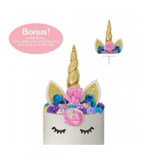 Unicorn Cake Topper Birthday Decorations