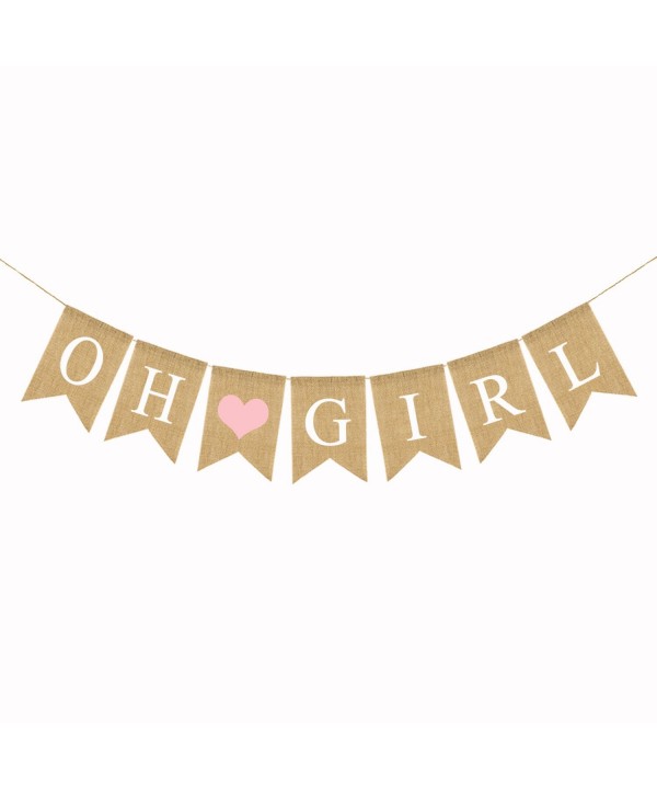 Burlap Banner Shower Party Decorations