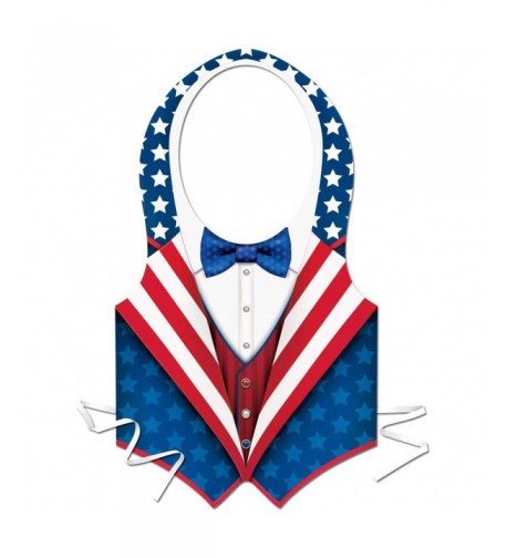 Plastic Patriotic stripes design Accessory