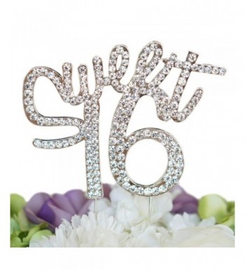 Sweet Birthday Rhinestone Cake Topper