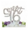 Sweet Birthday Rhinestone Cake Topper