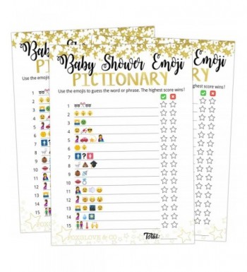 Emoji Pictionary Baby Shower Games