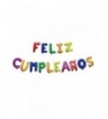 COLORFUL CUMPLEA OS Letter Balloon Garland