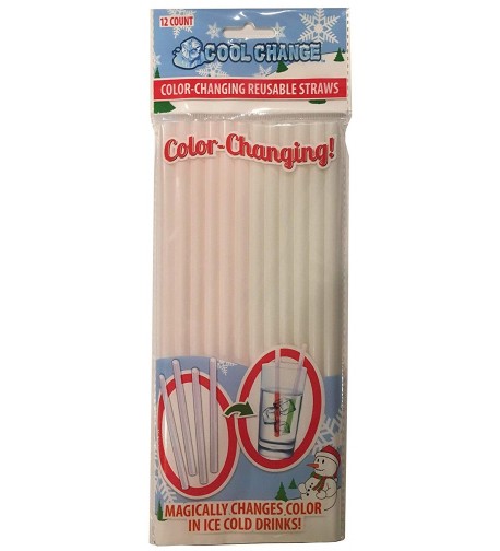 Color Change Straws Christmas Favorite