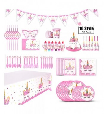 Unicorn Party Supplies Birthday Decorations
