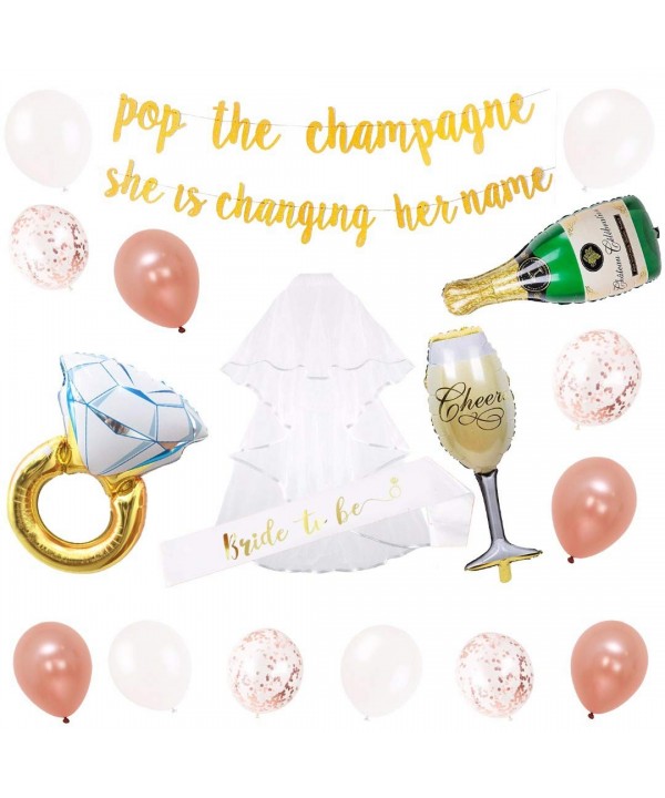 Bachelorette Decoration Supplies Confetti Champagne