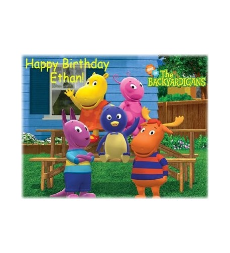 Backyardigans Personalized Edible Image Birthday