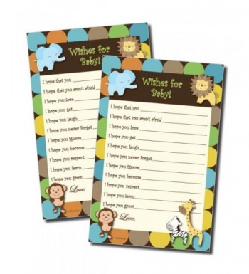 Wishes Baby Shower Jungle 50 sheets