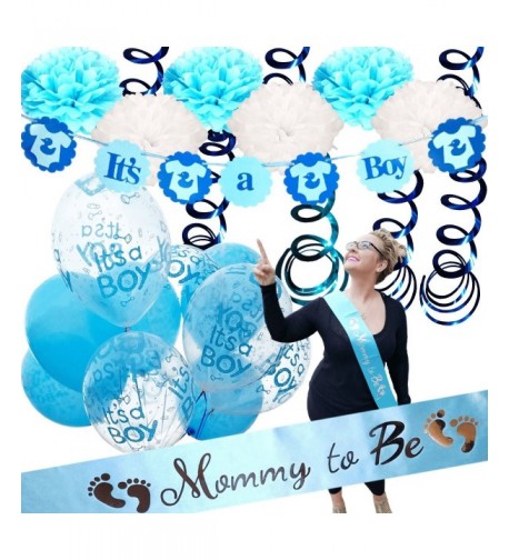 Baby Shower Decorations Boy Supplies