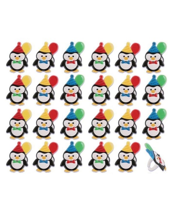Penguin Birthday Party Cupcake 24 Pack x