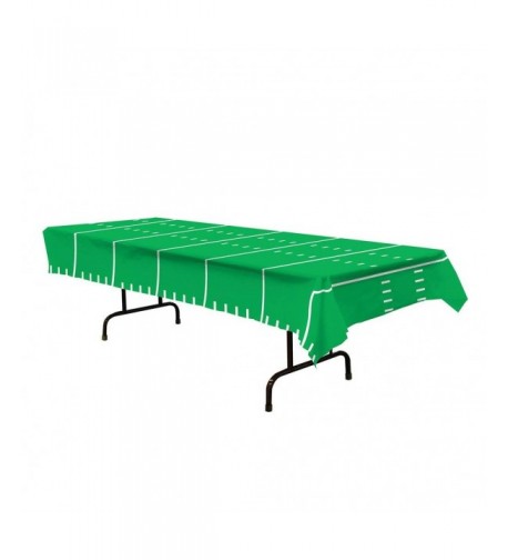 Plastic Table Football Buffet Tablecloth