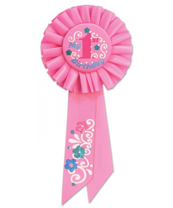 Beistle RS051P Birthday Rosette 2 Inch