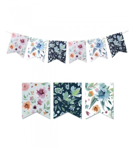 NICROLANDEE Birthday Garland Vintage Bunting