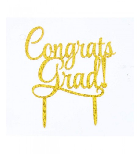 Congrats Acrylic Topper Graduation Decorations