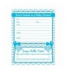 Shower Invitations Diaper Raffle Envelopes