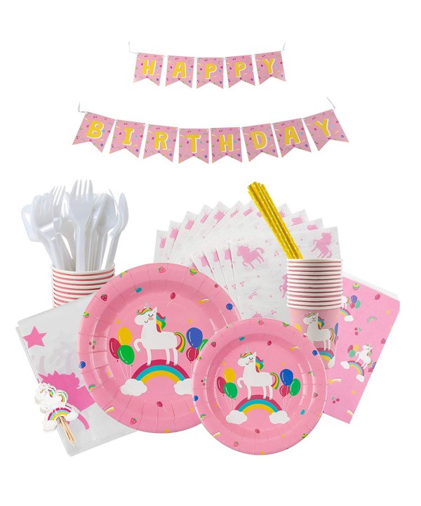 Box Playful Unicorn Birthday Decorations