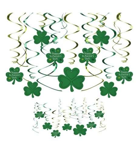 VIPITH Patricks Shamrock Hanging Decoration