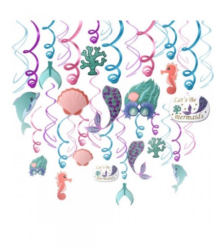 Konsait Decoration Birthday Supplies Mermaid Hippocampus