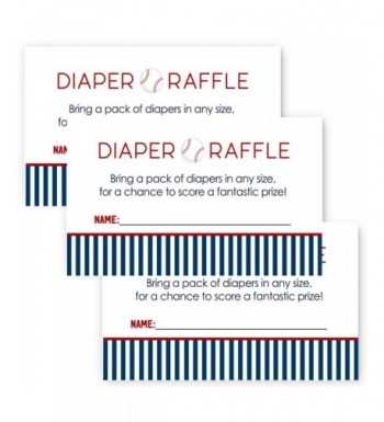 Baseball Diaper Raffle Insert Shower