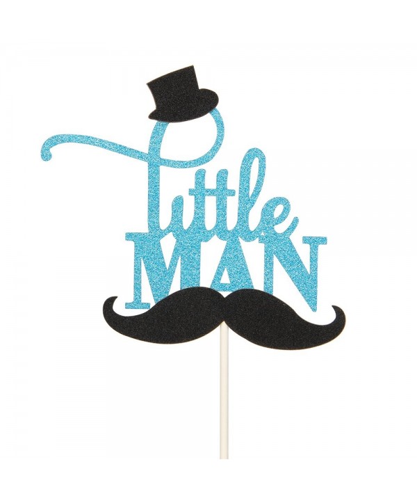 Glitter Little Mustache Birthday Decorations