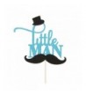 Glitter Little Mustache Birthday Decorations