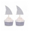 Glitter Cupcake Toppers Birthday Decorations