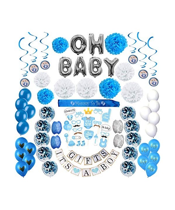 Blue Baby Shower Decorations Boy