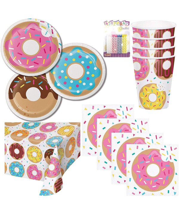 Donut Theme Party Supplies Serves