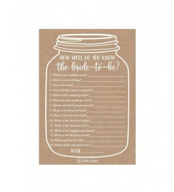 Wedding Bachelorette Guessing Question Engagement