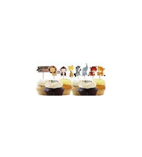 Animals Cupcake Toppers Jungle Birthday