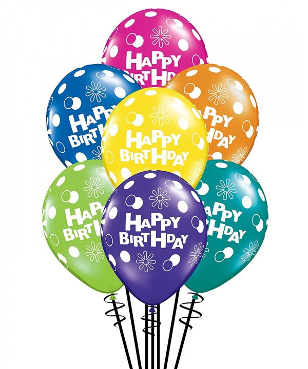 Qualatex Birthday Assortment Biodegradable Balloons