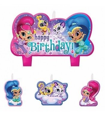 Shimmer and Shine Birthday Candles