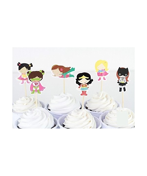 Superhero Cupcake Toppers Birthday Supplies