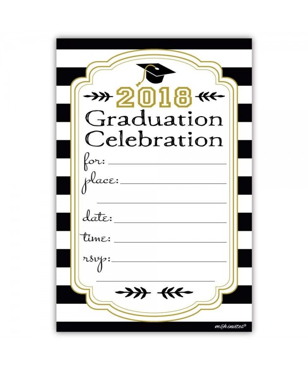 2018 Graduation Invitations Count Envelopes