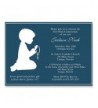 Communion Invitations Confirmation Religious Kneeling