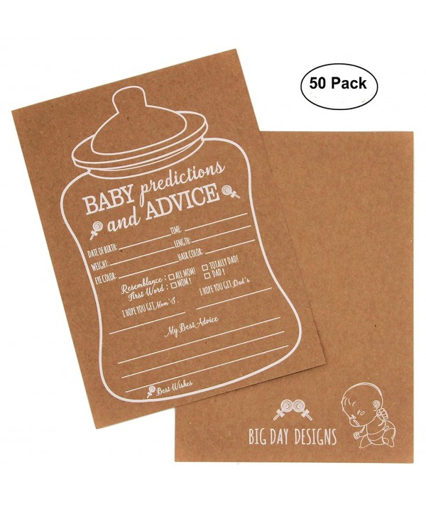 Rustic Prediction Message Invitations Nursing bottle