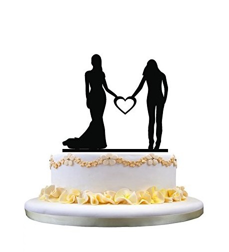 Lesbian Wedding Toppers Bride Holding