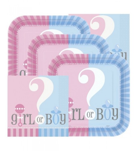 Gender Reveal Themed Shower Napkins