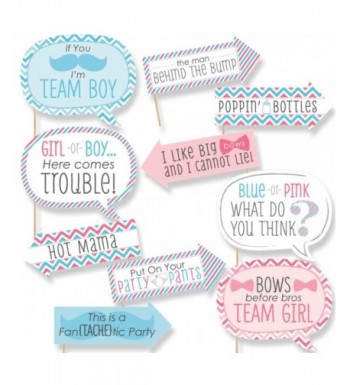 Funny Chevron Gender Reveal Shower