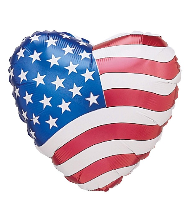 Patriotic Heart Balloon Party Accessory