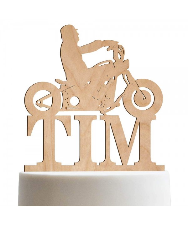 Silhouette Motorcycle Personalized Birthday Customized