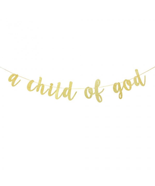 Black Glitter Child Gold Banner Black Glitter Child Gold Banner