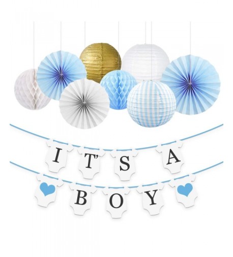 NICROLANDEE Baby Shower Decorations Boy