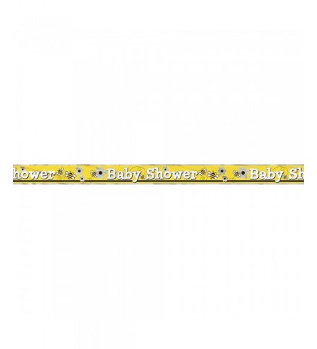 12ft Foil Bumble Shower Banner