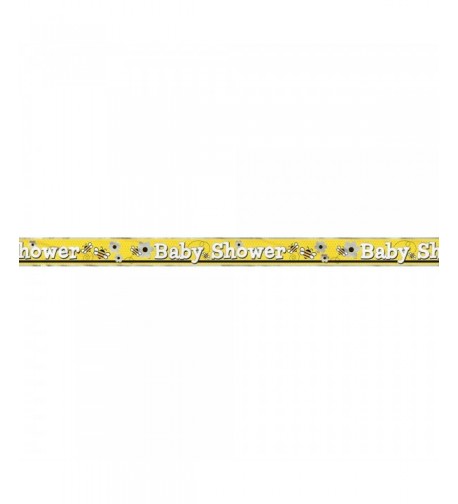 12ft Foil Bumble Shower Banner