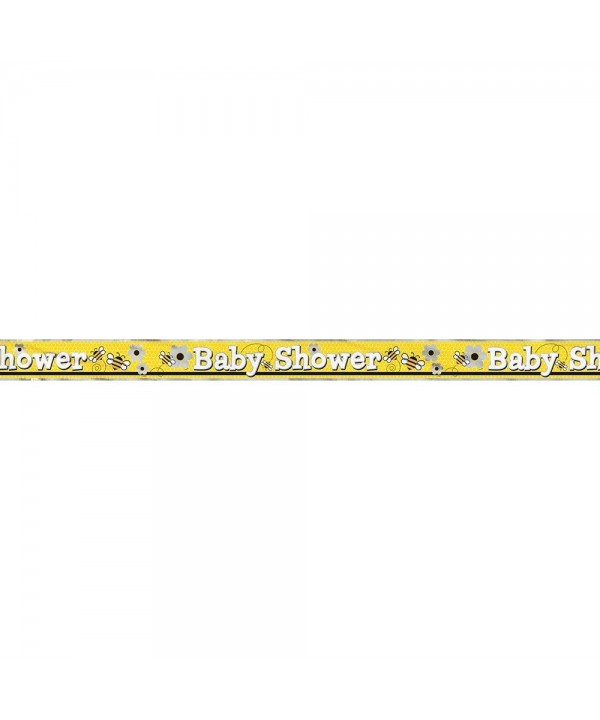 12ft Foil Bumble Shower Banner