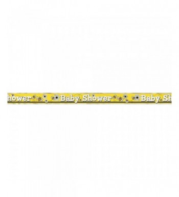 12ft Foil Bumble Shower Banner