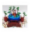 Clubhouse Tropical Cake Decorative Accessories